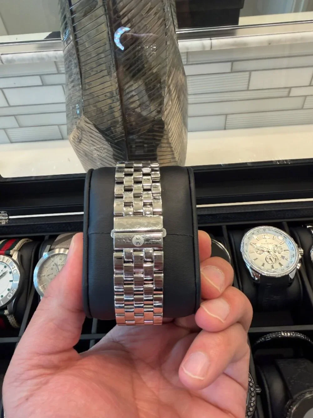 Michele Sport Sail Chronograph Swiss Watch | Stainless Steel